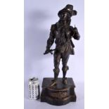 European School (C1920) Bronze, Cavalier. 52 cm x 15 cm.