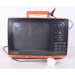 A retro Hitachi 12" transistor television 30 x 39 cm