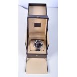 A BOXED LOUIS VUITTON WATCH. 4.5 cm inc crown.