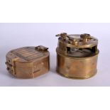 TWO NAUTICAL / MARINE INSTRUMENTS. Largest 7cm x 7.8cm (2)