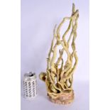 A LARGE VINTAGE CORAL STYLE SPECIMAN of naturalistic form. 42 cm high.