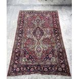 A Persian rug 209 x 135 cm