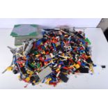 A large collection of vintage Lego (Qty).