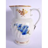AN IMPORTANT COALPORT JUG PAINTED BY WM BILLINGSLEY IN BRIGHT OVERGLAZE COLOURED ENAMELS WITH A COAT