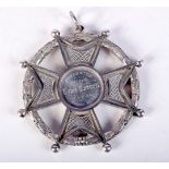 A LARGE ANTIQUE PRESENTATION MEDALLION. 84 grams. 10.75 cm x 9 cm.