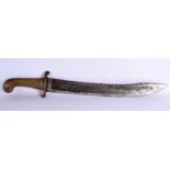 A 19TH CENTURY MILITARY SAW TOOTH BAYONET. 64 cm long.