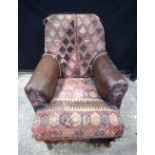 An Arthur Jones and Son arm chair . 90 x 90 x 66 cm.