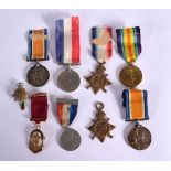 MILITARY MEDALS including a 1914-1918 medal presented to 90660 GNR H Tilley RA, another presented to