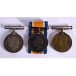 TWO WAR MEDALS INSCRIBED 123140 GNR C BEESTON RA AND 149995 GNR W H SMART RA AND A CORONATION MEDAL