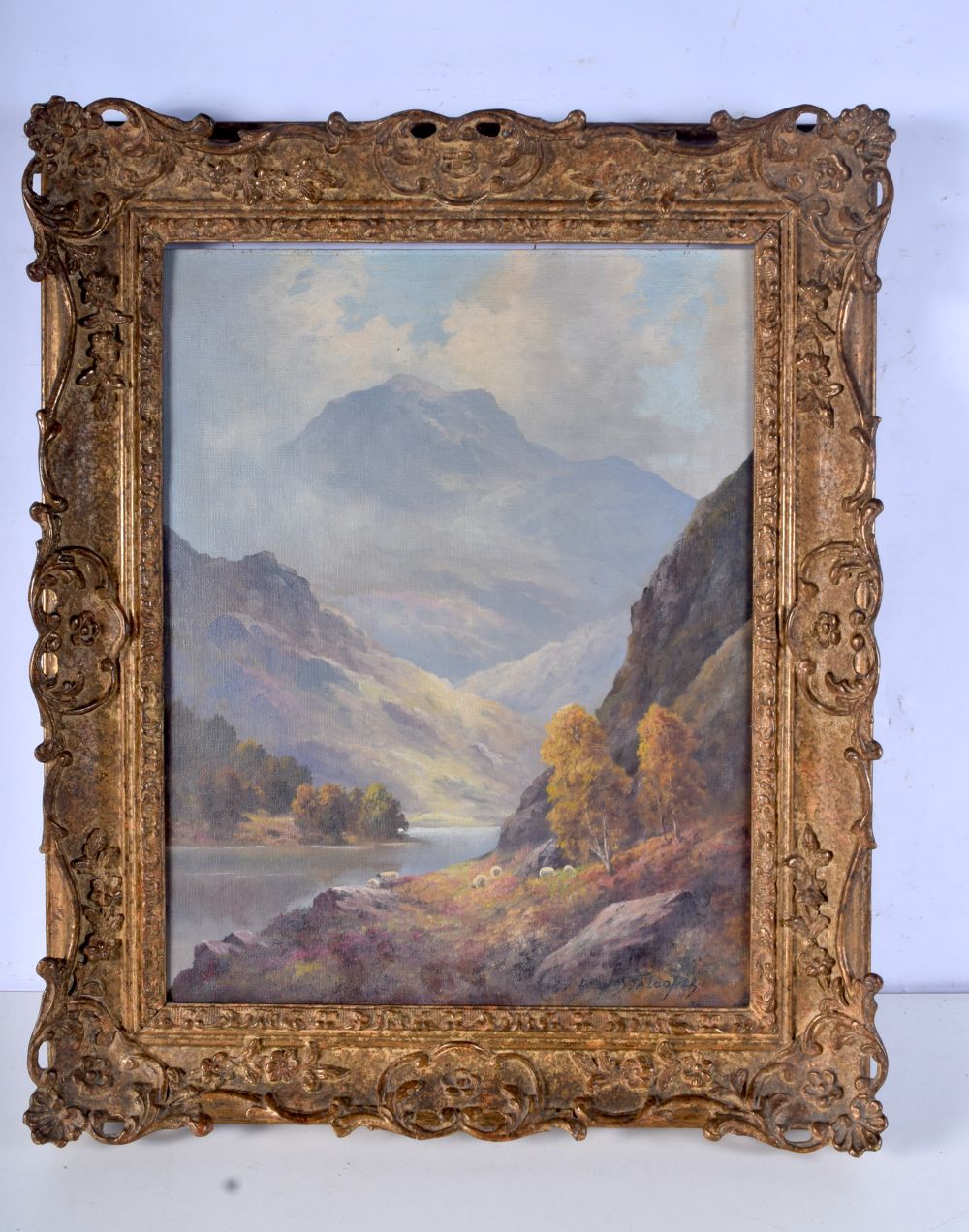 Douglas Falconer (1913-2004) A framed oil on board "Ben Ledi Culander Scotland" 45 x 34cm.