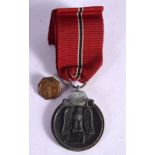 WW2 THIRD REICH MEDAL "WINTERSCHLACHT IM OSTEN 1941/42" (OSTMEDAILLE) - RUSSIAN FRONT MEDAL COMPLE