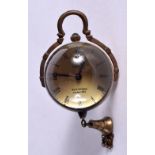 A MINIATURE BALL CLOCK. 8.5cm x 3.6cm