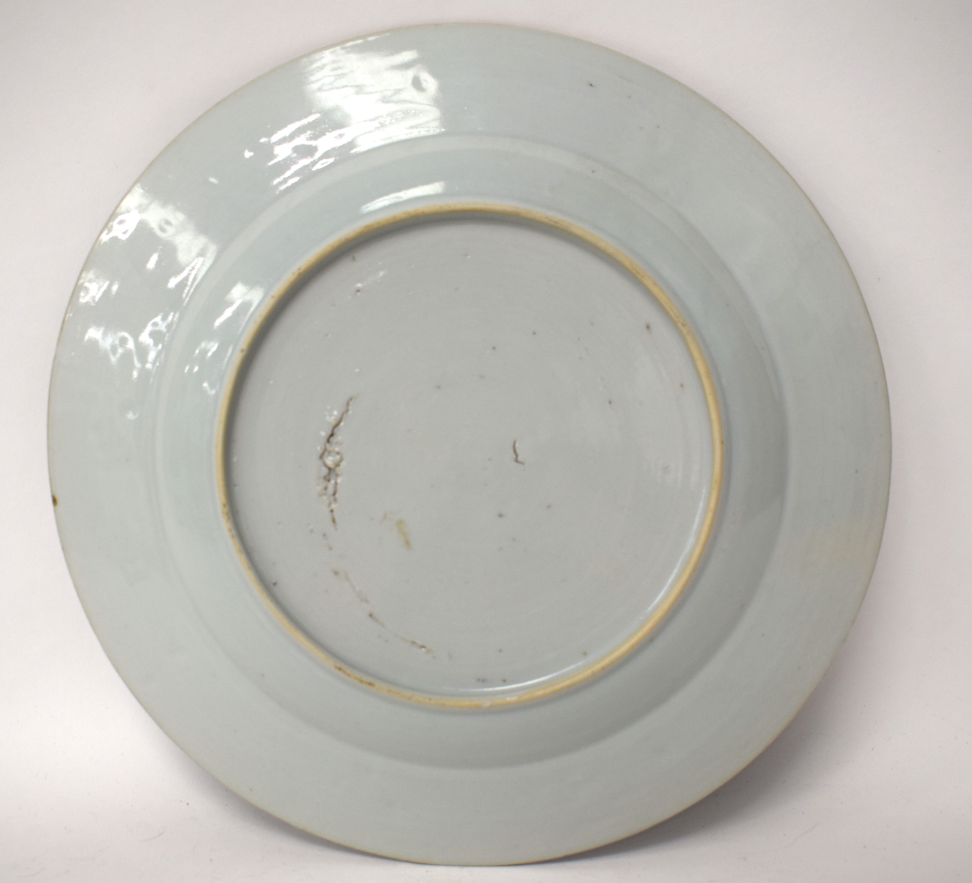 A LARGE EARLY 18TH CENTURY CHINESE BLUE AND WHITE PORCELAIN DISH Yongzheng. 28 cm diameter. - Bild 11 aus 15