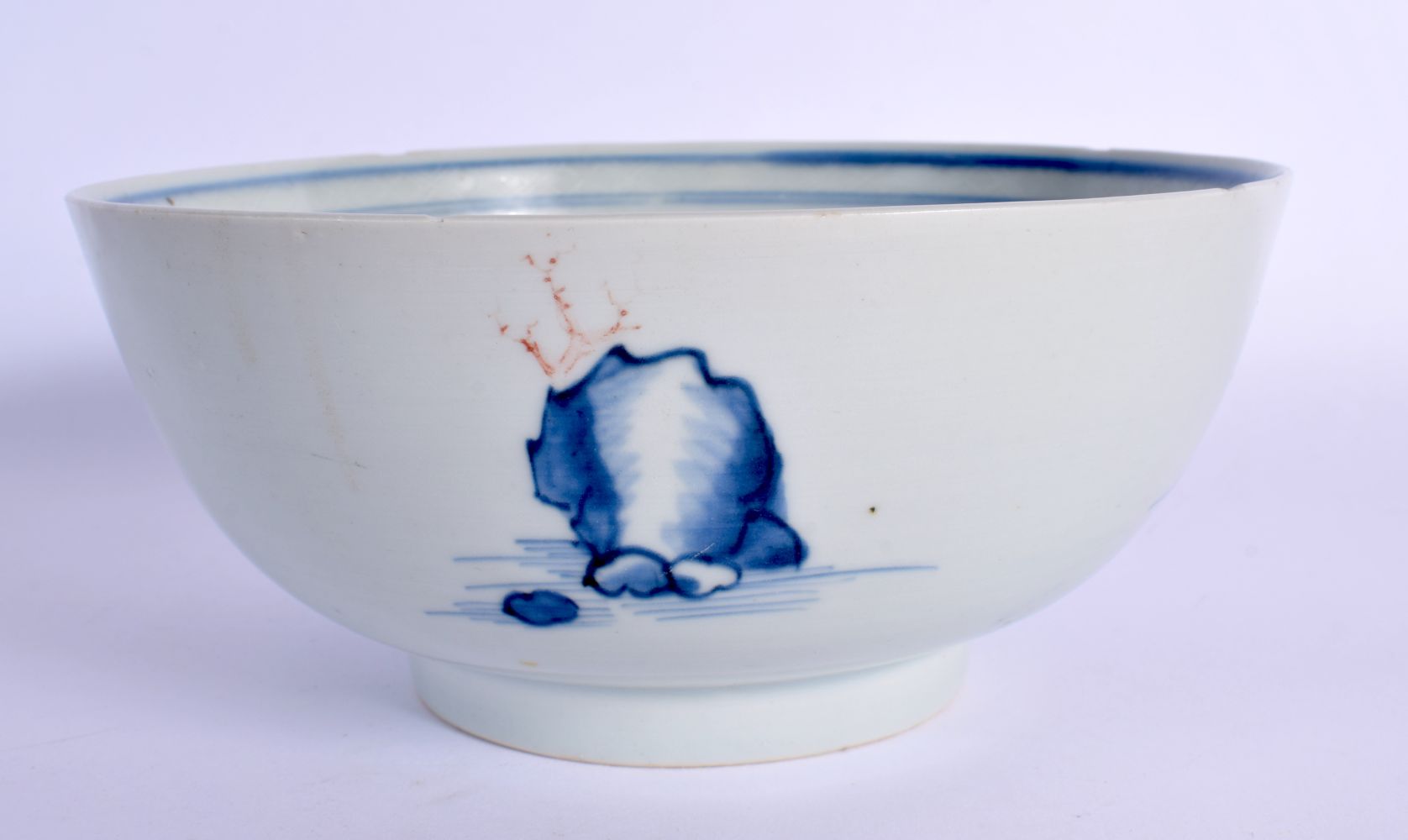 AN 18TH CENTURY CHINESE NAN KING CARGO BLUE AND WHITE BOWL Qianlong. 16 cm x 8 cm. - Bild 3 aus 5