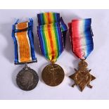 BRITISH WAR 1914/1918 & VICTORY MEDAL 1914/1919 AND A 1914/1915 STAR AWARDED TO 68641 CPL A C ROYLE