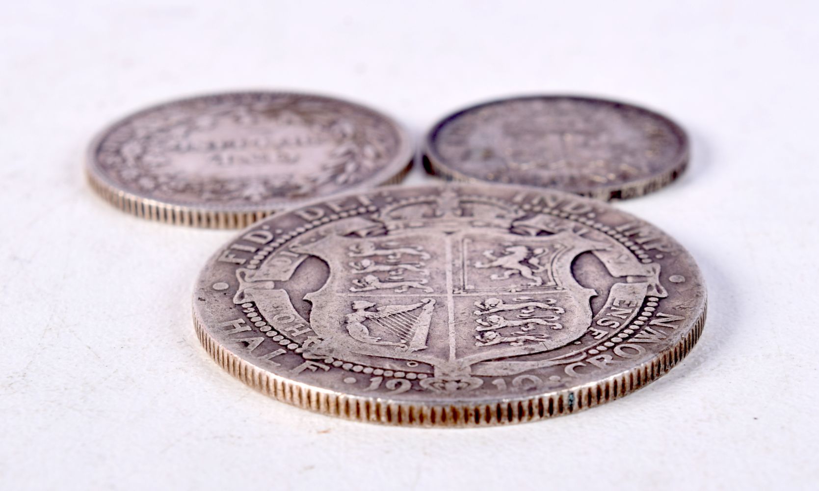 THREE SILVER COINS. 22.4 grams. (3) - Bild 3 aus 3