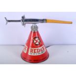 A RARE MOTORING REDEX OIL AND FUEL BOTTLE. 23 cm x 27 cm.