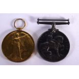 BRITISH WAR 1914/1918 & VICTORY MEDAL 1914/1919 PAIR TO 39788 PTE M J DAVIE SOUTH WALES BORDERERS (2