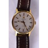 GOLD PLATED ZENITH AUTOMATIC WRISTWATCH. Dial 3.6cm incl crown