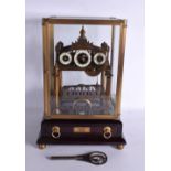 A CONTEMPORARY CONGREVE ROLLING BALL CLOCK. 40 cm x 25 cm.