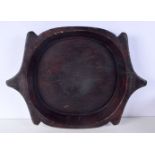 An early wooden Chapati plate 9 x 59 cm