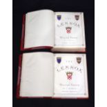 Book of Scotland/Family History by William Fraser THE LENNOX in two volumes , bound in half red M