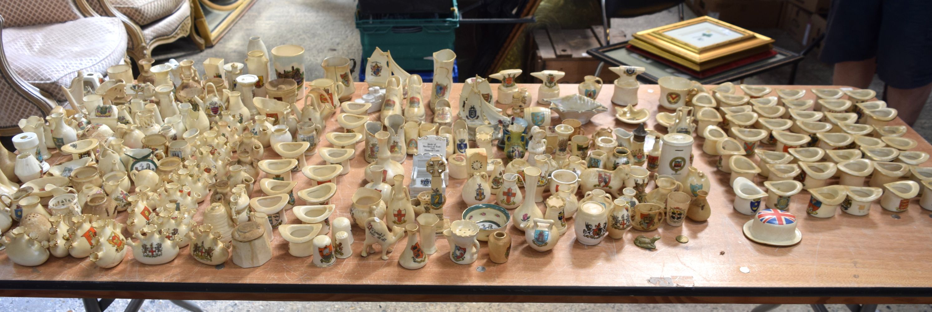A huge collection of Heraldic ceramic items