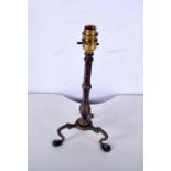 A Pullman/Faraday railway table lamp designed by W A S Benson. 30cm.