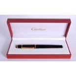 A BOXED CARTIER BIRO PEN. 14.2cm x 1.7cm