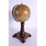 A VINTAGE GERMAN PROF DR KRAUSE NIEUWE GLOBE LEIPZIG GLOBE. 28 cm x 9 cm.