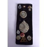 A COLLECTION OF MILITARY BADGES (9)
