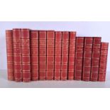 A collection of Bindings /Biography Sir B Burke VICISSITUDES OF FAMILIES 1st to 3rd series in 3 volu