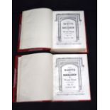 Book of Scotland/Family History by William Frazer THE SCOTS OF BUCCLEUCH in TWO volumes , bound in