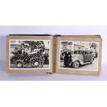 A RARE 1920S PHOTOGRAPH ALBUM. (qty)