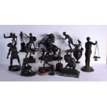 A Single Owner Gentleman's Collection of 19th Century European Grand Tour Bronzes (Lots 412 to 429)
