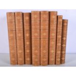 A collection of bindings/music NOHL (L) and Wallace(Lady) LIFE OF MOZART in 2 volumes green half Mor