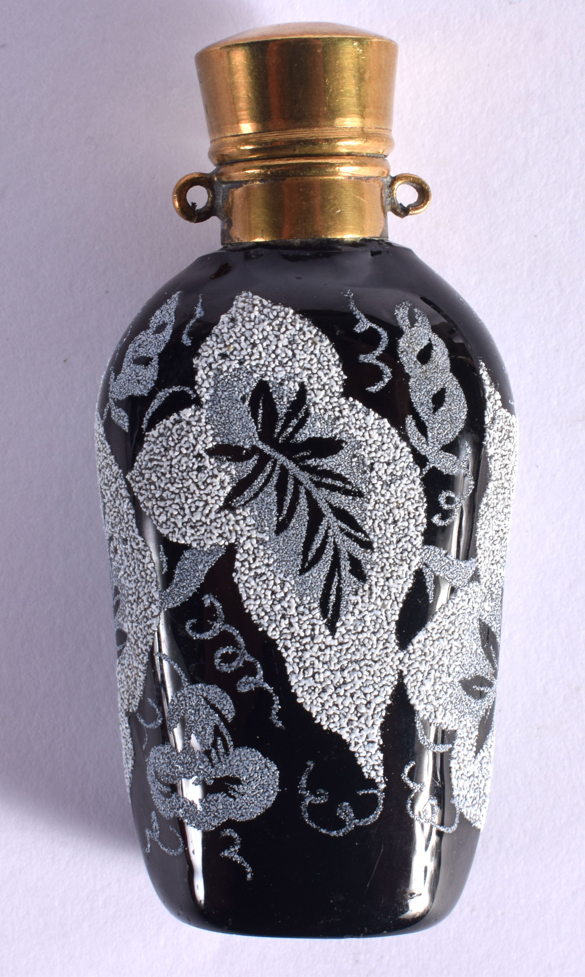 FIVE ANTIQUE SCENT BOTTLES. Largest 6.75 cm x 3 cm. (5) - Image 2 of 5