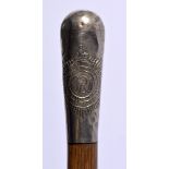 AN INDIAN ARMY SERVICE MILITARY SWAGGER STICK. 69 cm long.