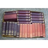 VINTAGE LEATHER BOUND BOOKS. (qty)