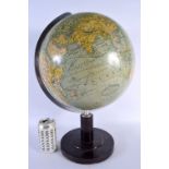 A LARGE COLUMBUS ERDGLOBUS BERLIN STUTTGART GLOBE. 48 cm x 24 cm.