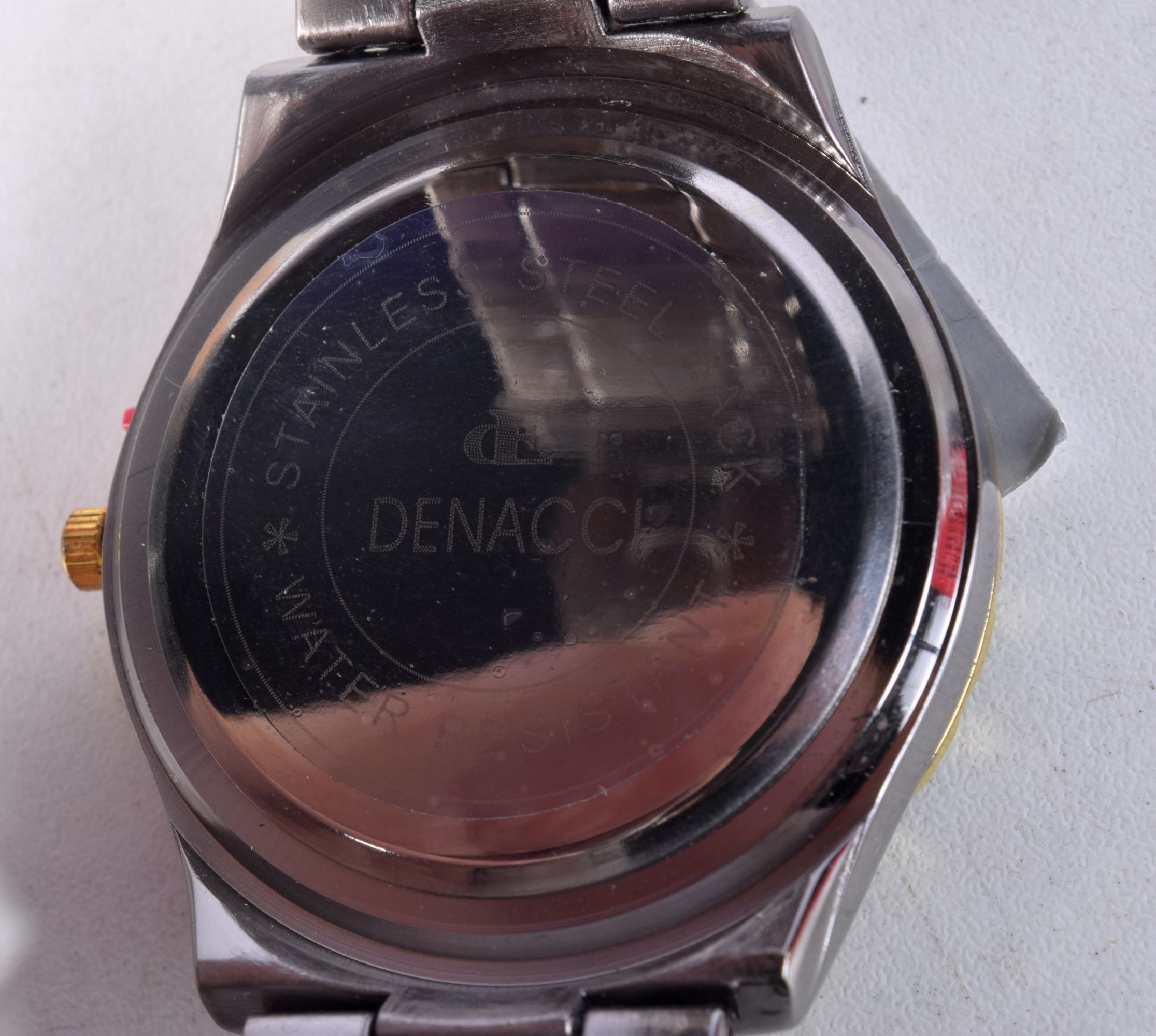 TWO DENACCI WRISTWATCHES. Largest 5 cm wide inc crown. (2) - Image 4 of 5