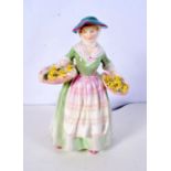 A Royal Doulton Daffy Dilly Down figurine 21cm.