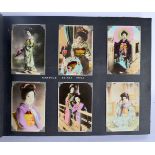AN EARLY 20TH CENTURY CHINESE PHOTOGRAPH ALBUM approx 200 Oriental scenes. (qty)