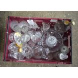 VINTAGE GLASSWARE. (qty)