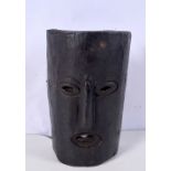 A craved African tribal mask 24 x 16 cm.
