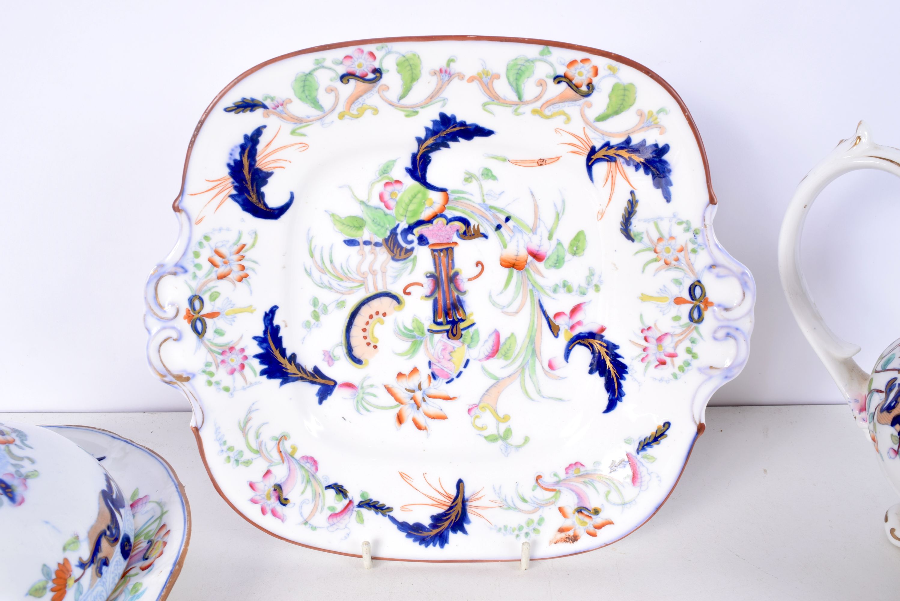 A 19th Century Meissen style part tea service 22 x 28 cm (17) . - Bild 2 aus 6