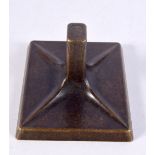 A large Bronze Chinese Tibetan Buddha stamp 9 x 14 x 11 cm.