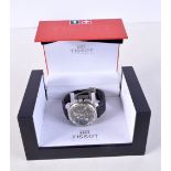 A BOXED TISSOT WRISTWATCH. 4 cm wide.