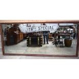 A huge Leith's Special pub mirror 136 x 136 cm.