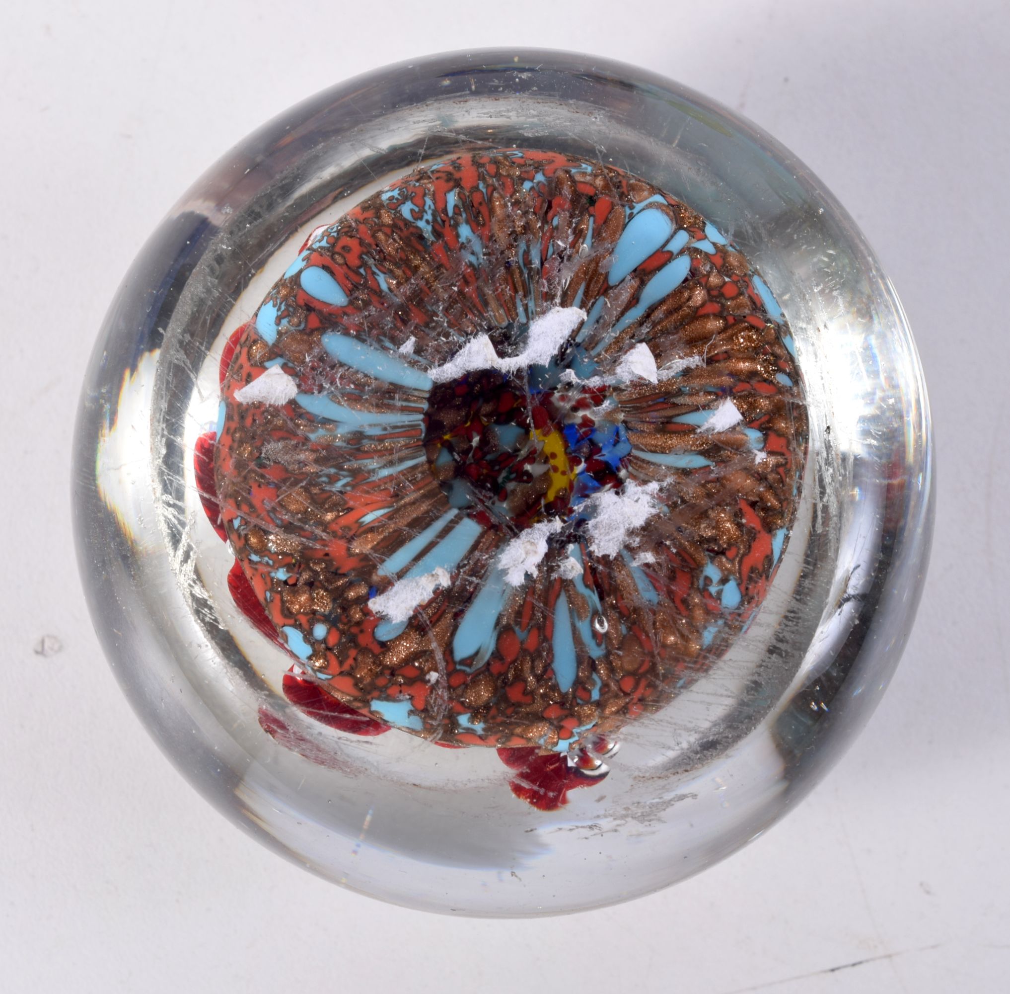 A collection of Paperweights, Millefiori, Perthshire etc largest 10.5 cm (8) - Bild 11 aus 17